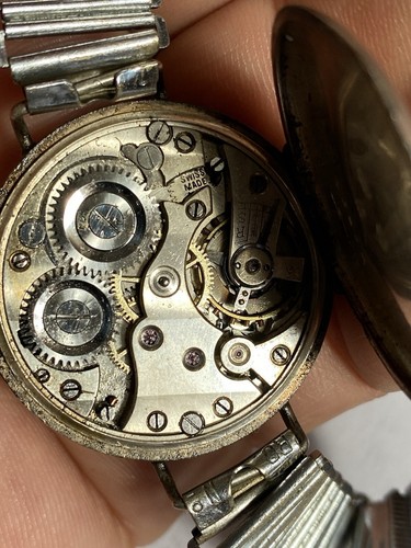 Rare Military Mens Vintage W&D (Wilsdorf and Davis) Rolex Silver Trench watch - Picture 2 of 11