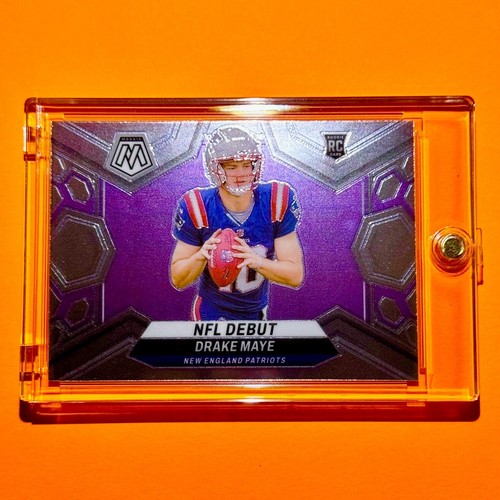 Drake Maye HOT ROOKIE CARD PANINI MOSAIC NFL DEBUT OFFICIAL PATRIOTS RC MINT! - Picture 2 of 6