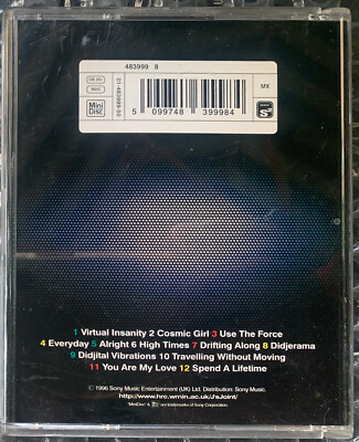 Jamiroquai Sony 483999-8 MD Travelling Without Moving MINI DISC