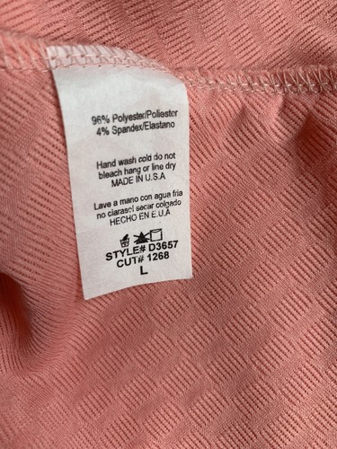 New Charlotte Russe Strapless Tie-Back Special Occasion Dress Size L Salmon - Picture 5 of 6