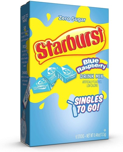Starburst Duos Drink Mix (sugar free powder) - 6 Flavour Choices - 6 Servings - Picture 6 of 21