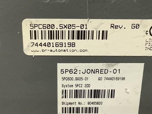 5PC600SX0501 - B&R - 5PC600.SX05-01 System 5 PCI GENERALÜBERHOLT - Bild 3 von 3