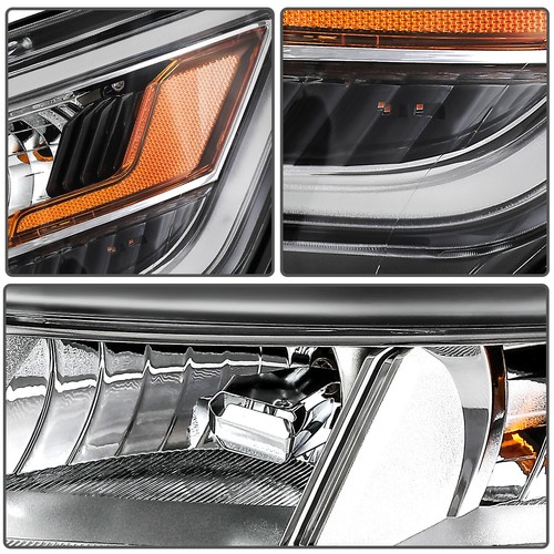 Headlights Assembly For 2016-2018 Ford Explorer Limited/XLT/Platinum Left Side - Picture 7 of 8