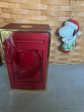 Lenox Peanuts SNOOPY IN STOCKING Christmas Ornament 1st /Series  2004 - NEW/BOX!