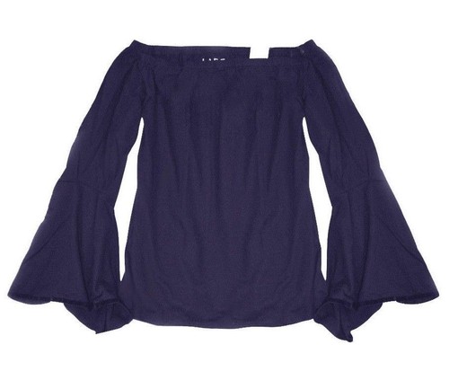 Glockenärmel Nwt Baumwolle Damen Velvet Violett Lila Loft Xxl Manschette wqZ804O0n