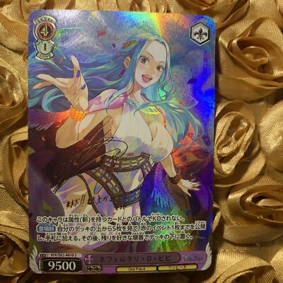 Nefertari Vivi ONE PIECE Best Waifu Painted ACG Anime Goddess Holo Girl Card
