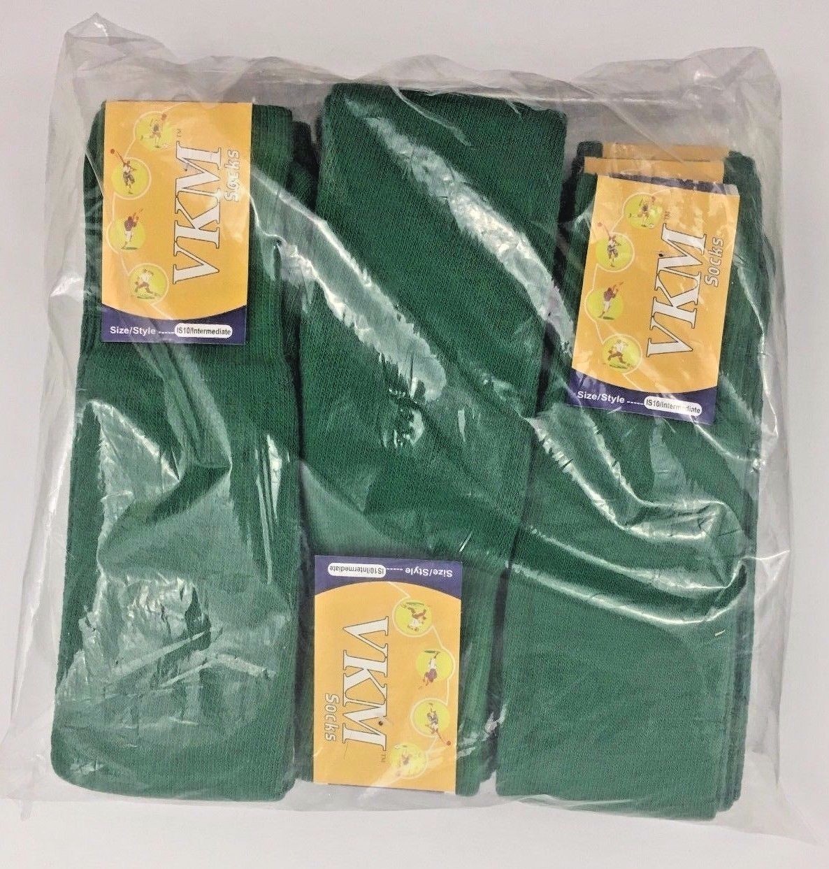 Nuevo VKM docena (12) par todos los deportes béisbol fútbol balonpié Tubo Calcetines-verde Nuevo VKM docena (12) par todos los deportes béisbol fútbol balonpié Tubo Calcetines-verde marca famosa