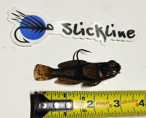 SLICKLINE 3" Round Goby Minnow Soft Plastic Swimbait 1/3 oz Fishing Lure 2 Pack - Picture 14 of 40