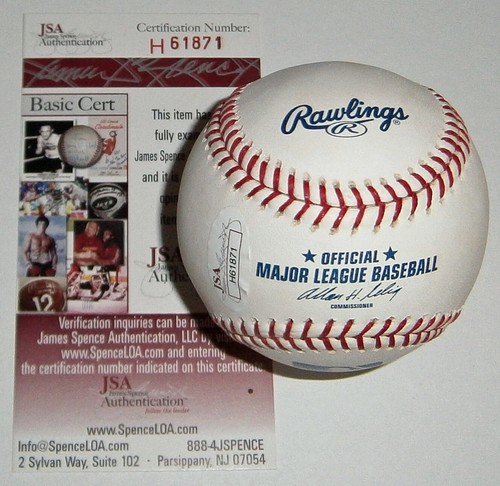 Béisbol firmado por Pete Vuckovich certificado de autenticidad JSA AUTO autografiado 1982 AL CY raro - Imagen 2 de 2