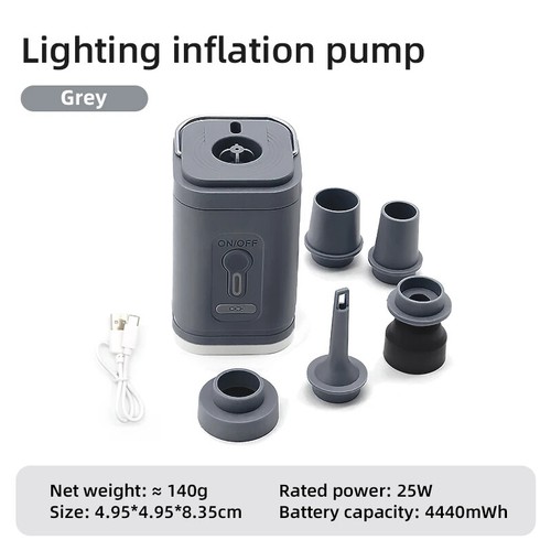 Mini Compresor de Aire Inalámbrico USB Carga Inflador/Desinflador Bombas Exterior Nuevo - Imagen 15 de 16