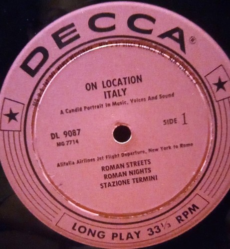 On Location Italy - Various Artists: Vinyl Record LP, Decca Records - Foto 10 di 19