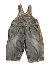 OshKosh BGosh Large Overalls Pleated Waist Blue Label
