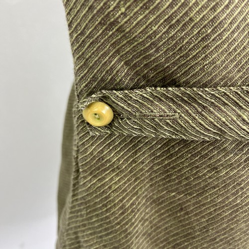 Flax Jeanne Engelhart Green 100% Linen Full Zip Jacket Coastal Boho Minimalist S - Picture 9 of 16