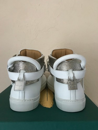 Buscemi- Scarpe Sportive - 100MM HAMMER - Pelle Bianco - Nuove Numero 45 Eu - Foto 7 di 12