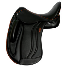 Genius Material Dressage Cow milled soft leather saddle size 17" inch/ All size