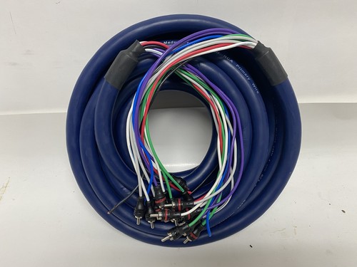 Bass Rockers 30' BRmedusa cable con 4 pares rca cable remoto alimentación tierra - Imagen 2 de 3