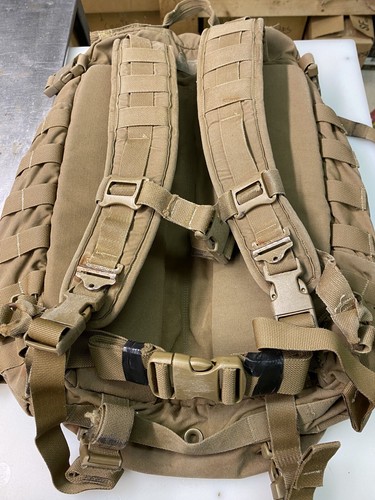 USMC FILBE ASSAULT PACK COYOTE PROFESSIONALLY REPAIRED BY LOCKNWALKHARNESS - Picture 8 of 9