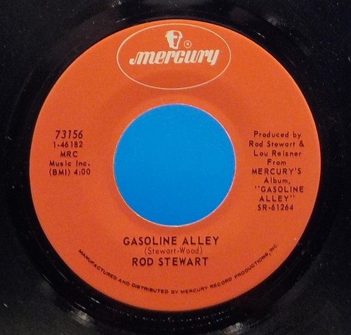 Rod Stewart 45 Gasoline Alley / Cut Across Shorty - NM H9