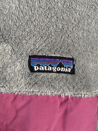 Patagonia Jacket Size S Gray Pink Fleece Retool Snap T Pullover Polartec - Picture 12 of 14