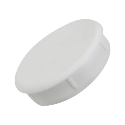 Rok Hardware 35mm (1-3/8'') Plastic Hole Plug, White
