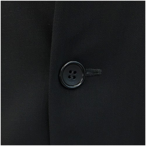VESTIMENTA Mens Blazer Sport Coat Casual Jacket Size 42R Classic Black Wool Suit - Picture 3 of 12