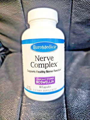 EUROMEDICA NERVE COMPLEX 60 CAPS EXP:  8/27 60 CAPS
