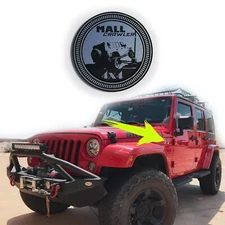 (1) MALL Crawler Fender Badge fits JEEP WRANGLER YJ JL JK TJ CJ 4x4 Rated emblem