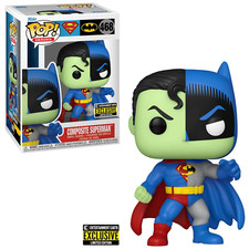 Funko POP! DC Heroes Composite Superman Batman EE Entertainment Earth Exclusive