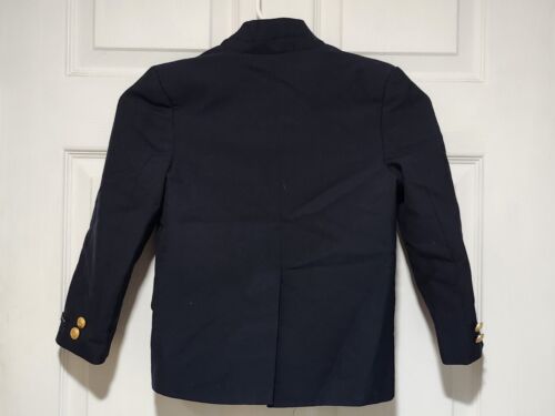 Claiborne Jungen Blazer Jacke Größe 6 Sportmantel Wollmischung marineblau - Bild 2 von 5