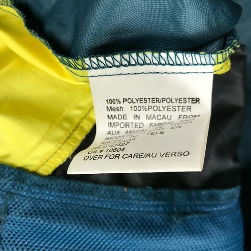 VTG Pearl Izumi Jacket Mens XL Green Full Zip Long Sleeves Back Zip Windbreaker - Picture 3 of 10