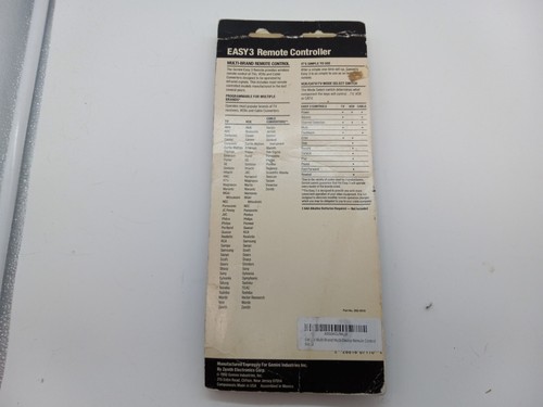 Gemini Remote Control Rabbit Easy 3 Multi Brand Vintage TV VCR 1993 - Picture 2 of 2