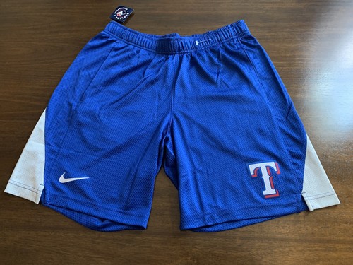 Nike MLB Texas Rangers Team Logo Franchise Shorts Size Large N256-018P - Picture 2 of 7