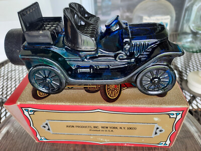 Vintage Avon STANLEY STEAMER Car Wild Country After Shave Bottle, Full NOS