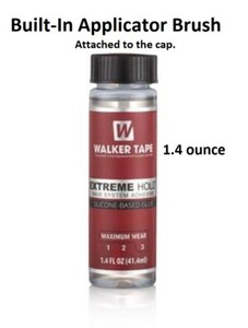 Extreme Hold Silicone Adhesive 1.5 Ounce Brush on by Walker Tape