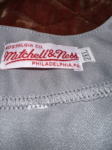 DAVE DRAVECKY SAN Francisco Giants SIGNED MITCHELL NESS AUTHENTIC Grey JERSEY - - Picture 5 of 5