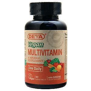 Deva Nutrition Веганские мультивитамины и минералы - 90 таблеток в день