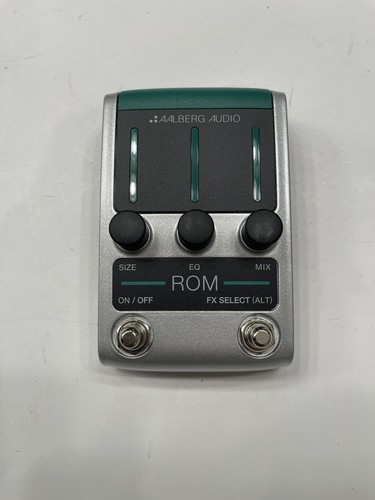 Aalberg Audio ROM RO-1 Stereo Digital Reverb Guitar Effect Pedal + Original Box - Imagen 2 de 7