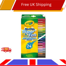 CRAYOLA Supertips 24 pcs Washable Markers  Pens in Assorted Colours Pack 1