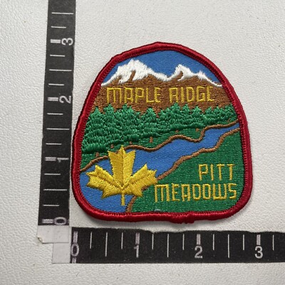 British Columbia Canada MAPLE RIDGE PITT MEADOWS Patch 19B6