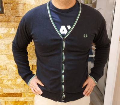 Knitted Cardigan Fred Perry Black Cardigan Buy Fred Perry Classic