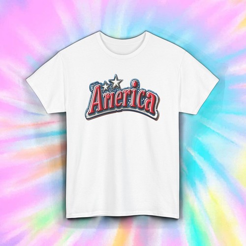 Retro Amerika Shirt Patriotic Stars rot weiß blau USA Tee S-5XL - Bild 1 von 13