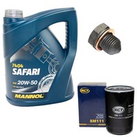 MotoröL ÖLfilter SM111 20W50 5Liter + ÖLablassschraube FüR Audi A3 Seat Ibiza Vw