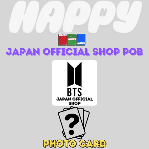 JIN BTS Happy Solo einzelne JAPAN POB Fotokarte - Bild 3 von 4