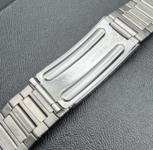 Vintage Bear Bulova Accutron S/S Watch Metal Band Bracelet 18.5 & 20mm NOS BU-66 - Picture 6 of 10