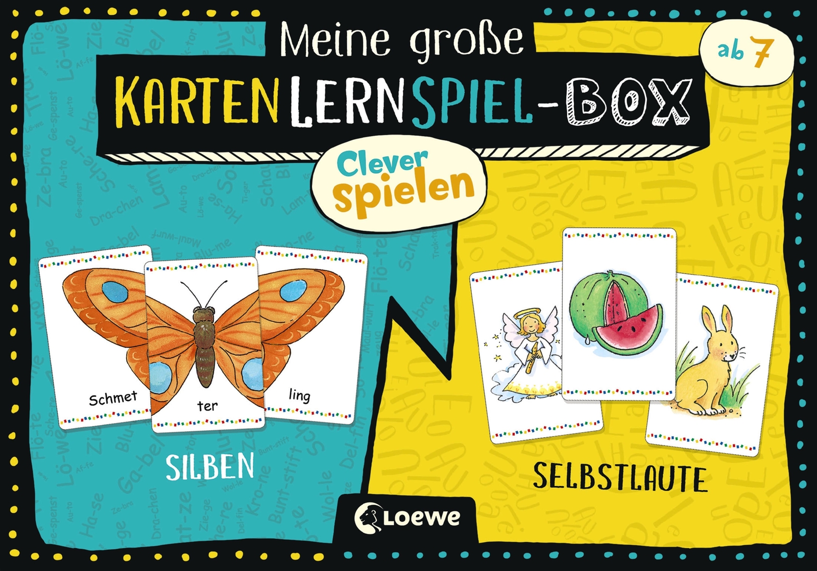 Thumbnail - Clever Spielen - Meine Große Kartenlernspiel-box - Silben/selbstlaute,