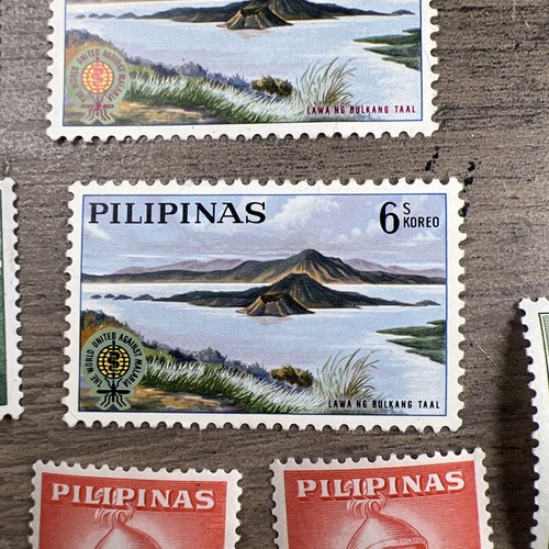 PHILIPPINES Stamps 1962 Ect. Aurora Quezon OVERPRINT Mint Never Hinged Lot Of 8 - Picture 6 of 12