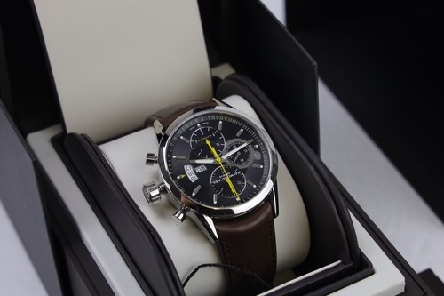 Raymond Weil Freelancer Chronograph Brown Leather Men's Watch 7730-STC-20021 - Picture 2 of 10