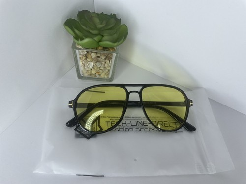 Lunettes de soleil mode homme noires rétro nuances vintage neuves designer UK UV400 - Photo 1/15