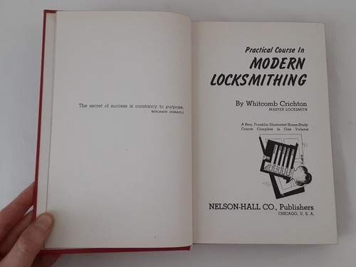 Practical Course In Modern Locksmithing Whitcomb Crichton Nelson Hall Co. - Picture 8 of 15