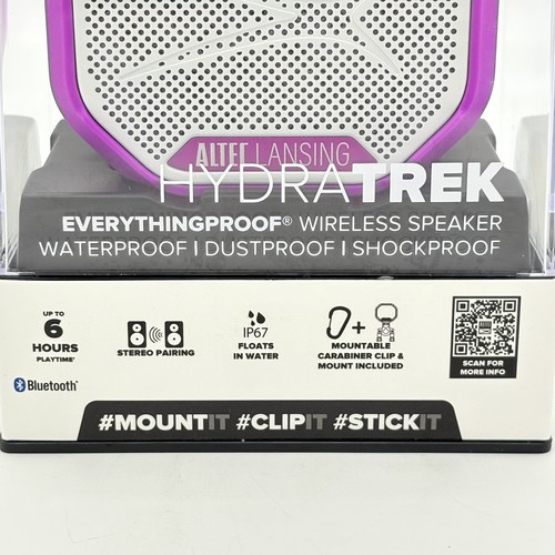 Altavoz Bluetooth Inalámbrico Impermeable Flotadores Púrpura Altec Lansing HYDRATREK 2.0 - Imagen 4 de 13